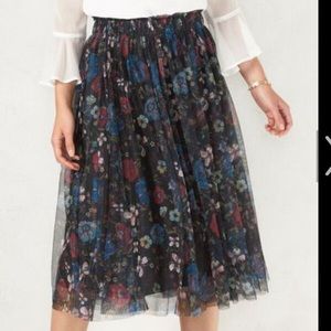 Tulle Midi Skirt